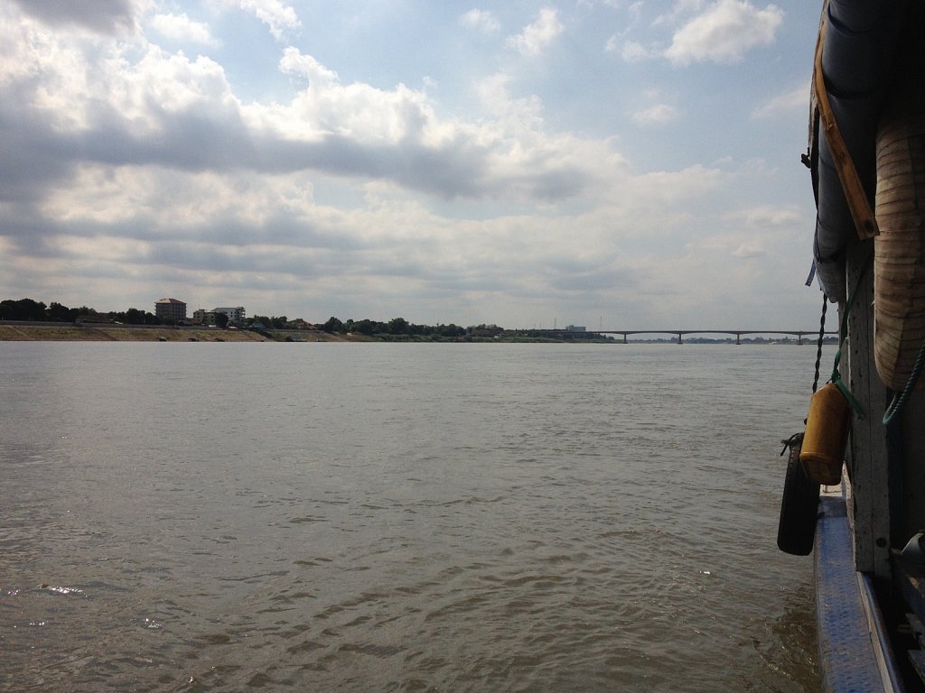 Boat trip at Mekong river