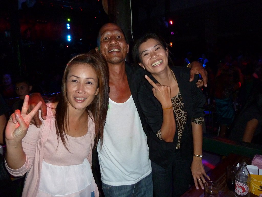 With friends in Tawandang club