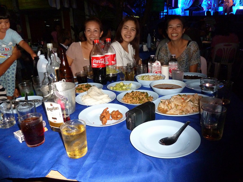 At house warming party