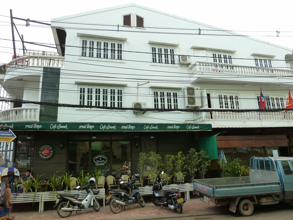 French influence can be seen everywhere. You can get Croissants everywhere in Vientiane
