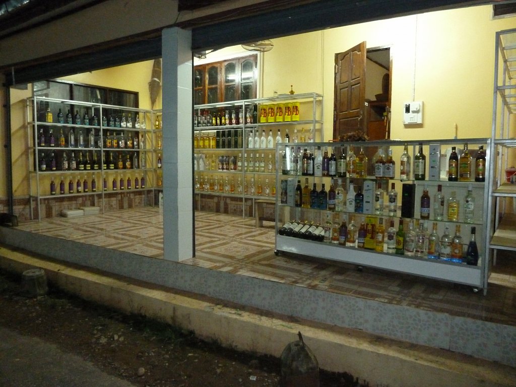 The other side of Vang Vieng: Specialitiy shops to cover the needs of the young Backpackers