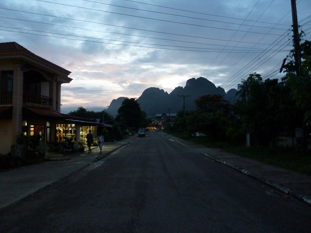 Twilight in Vang Vieng