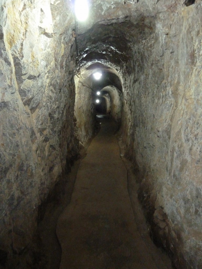 Tunnels connecting the caves