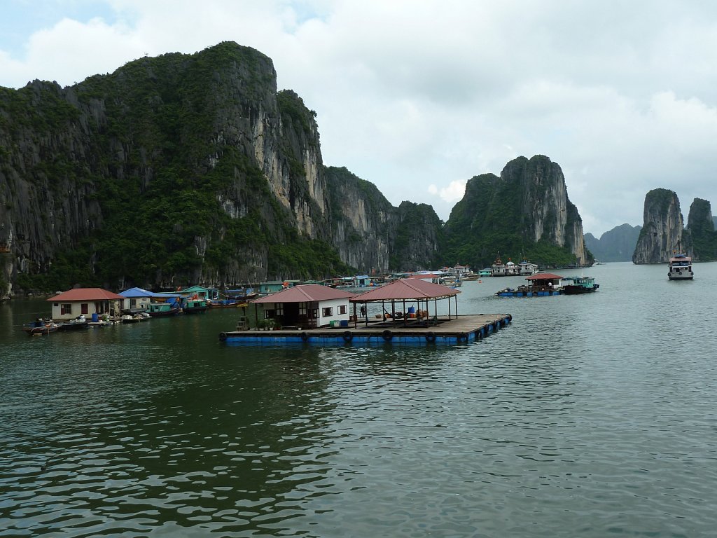 Fishing/Floating village in Halong Bay