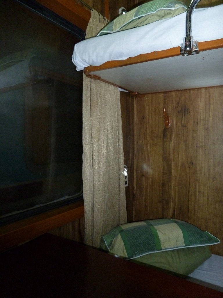 Compartment in the night train to Hue