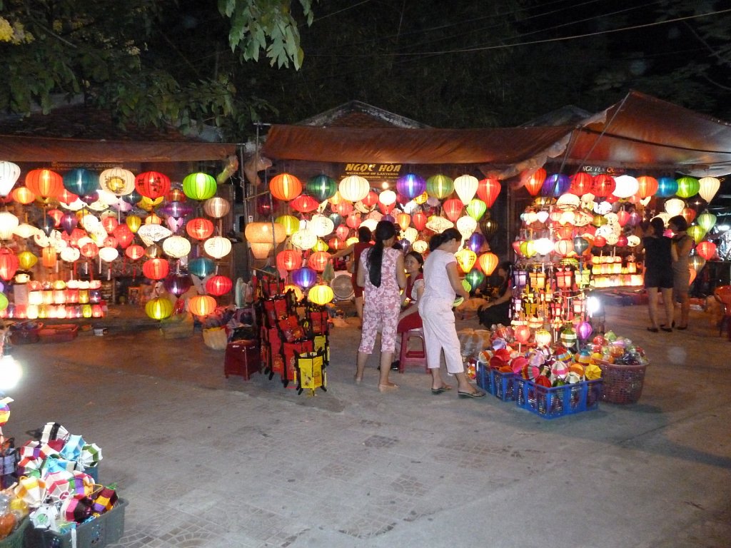 Night market in Hoi An