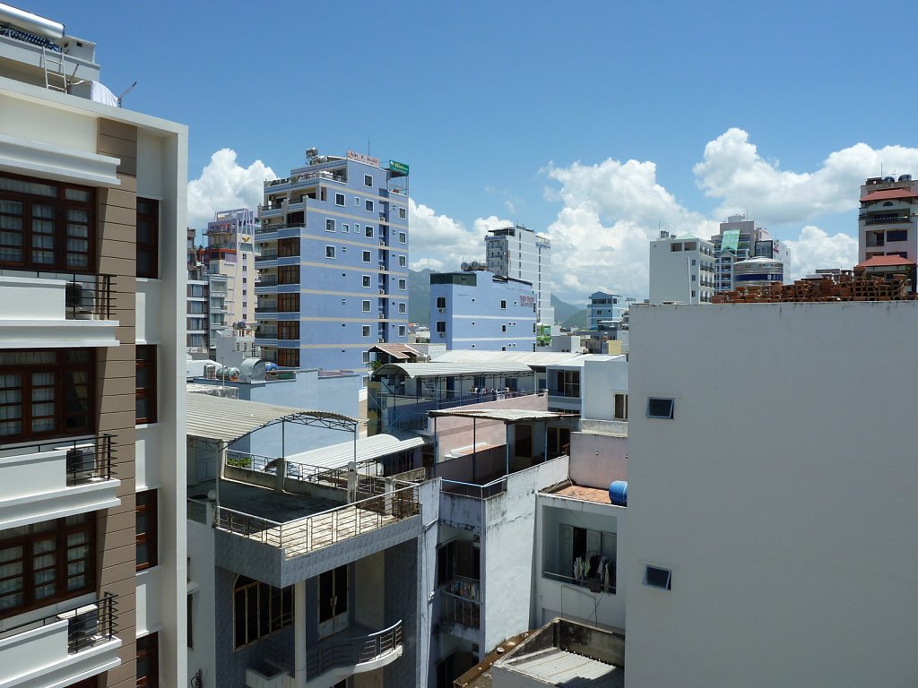 View from the hotel balcony