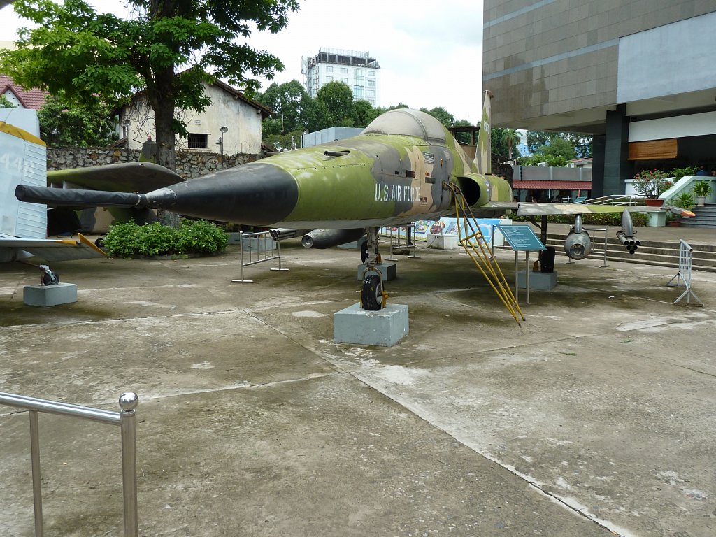 Jet plane in War Remnants Museum in Ho Chi Minh City