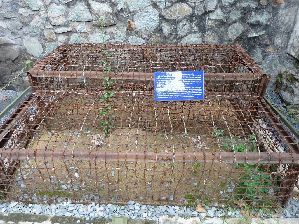 "Tiger cages" in War Remnants Museum in Ho Chi Minh City