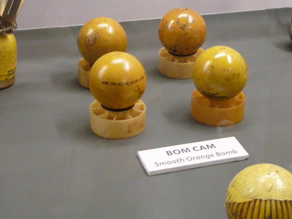 "Smooth Orange Bomb" in War Remnants Museum in Ho Chi Minh City
