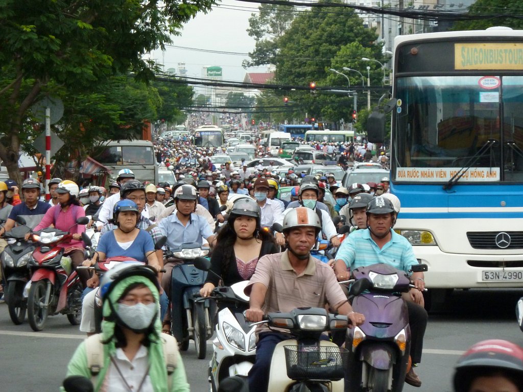 Traffic in Ho Chi Minh City