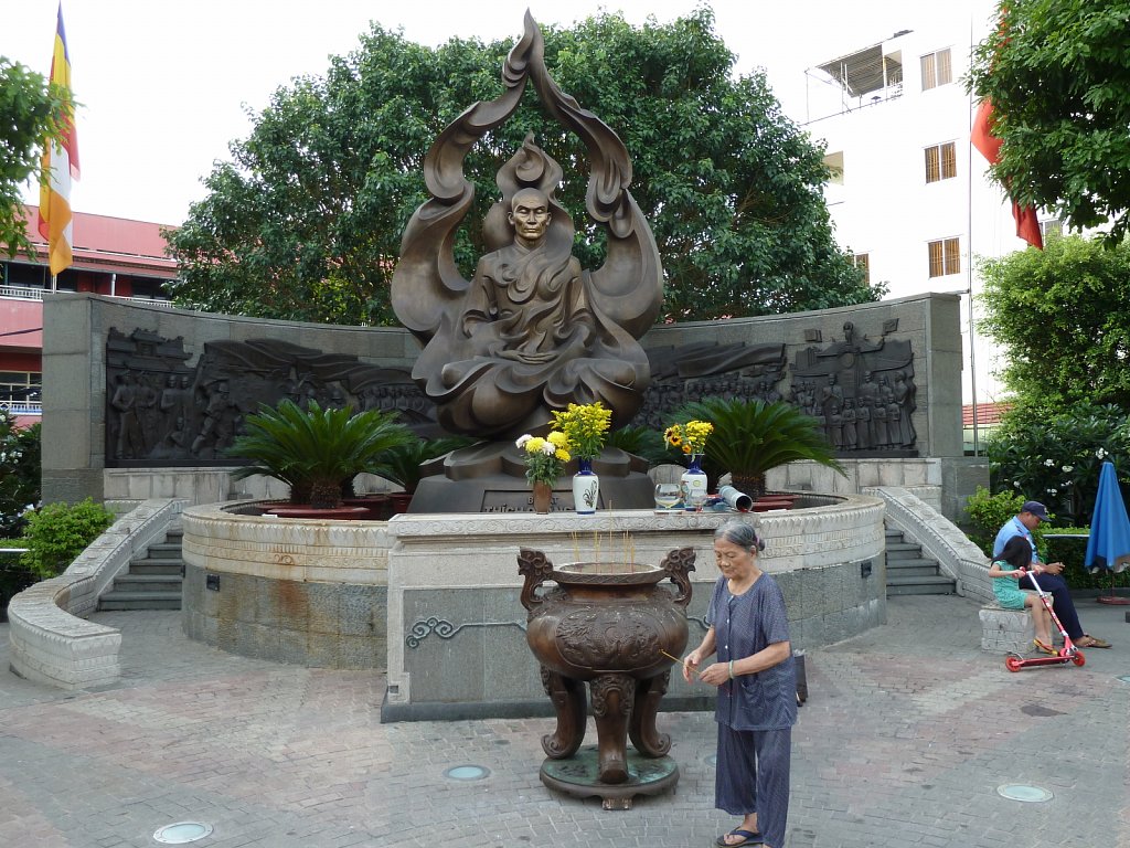 Thích Quảng Đức (Buddist monk who burned himself to death) memorial 