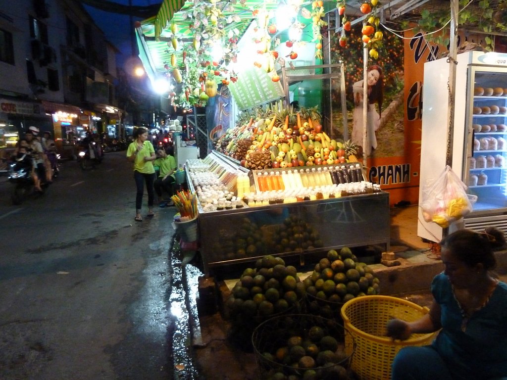 Colorful fruit shop