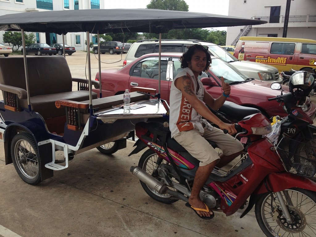 The fastest tuktuk driver of Phnom Penh