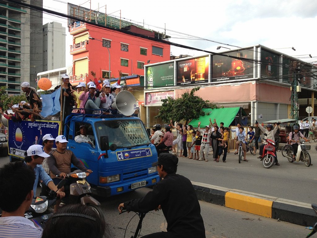 Election campaign in Cambodia