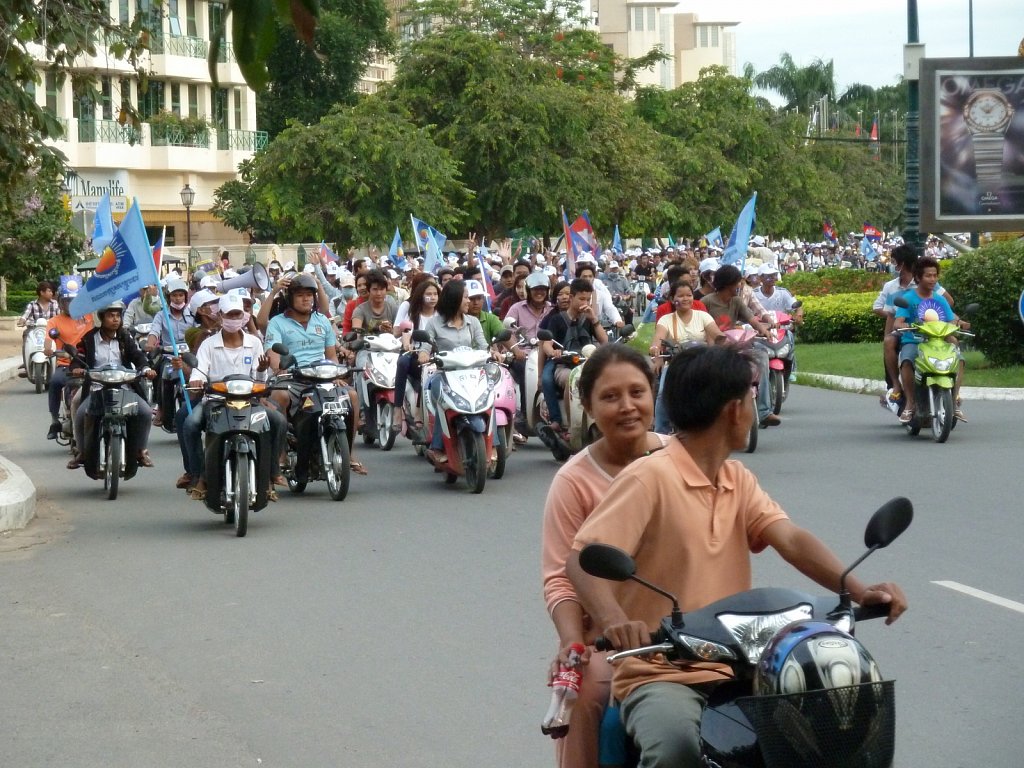 Election campaign in Cambodia