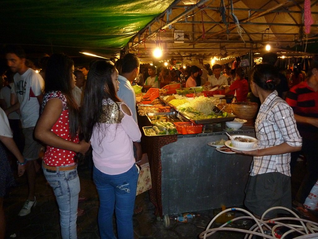 Cooking shop at the night market