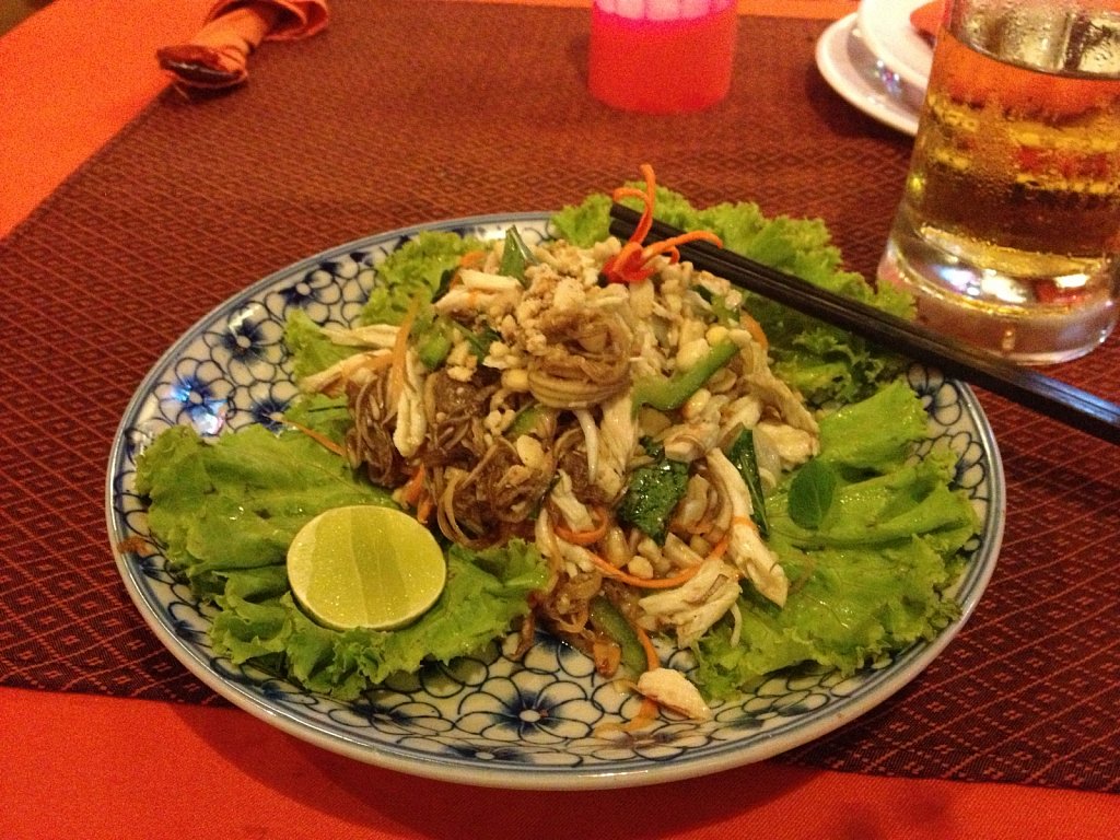 Banana blossom salad (Nộm hoa chuối tôm)