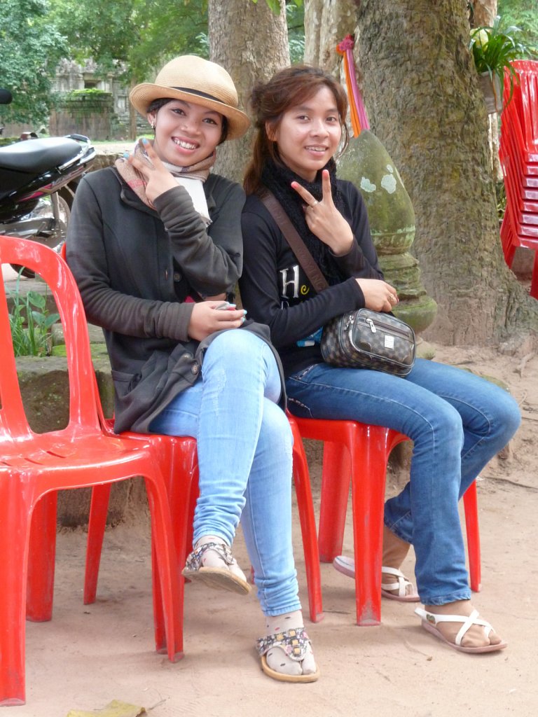 Saleswoman at Angkor Thom