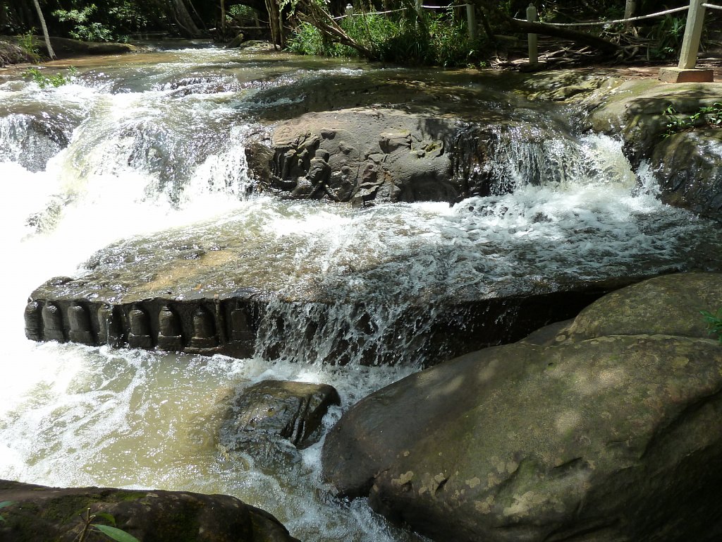 Carvings in Kbal Spean River