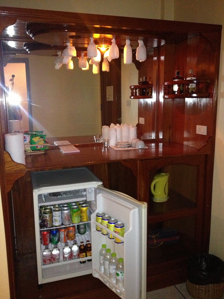Well-equipped hotel room at Ko Chang