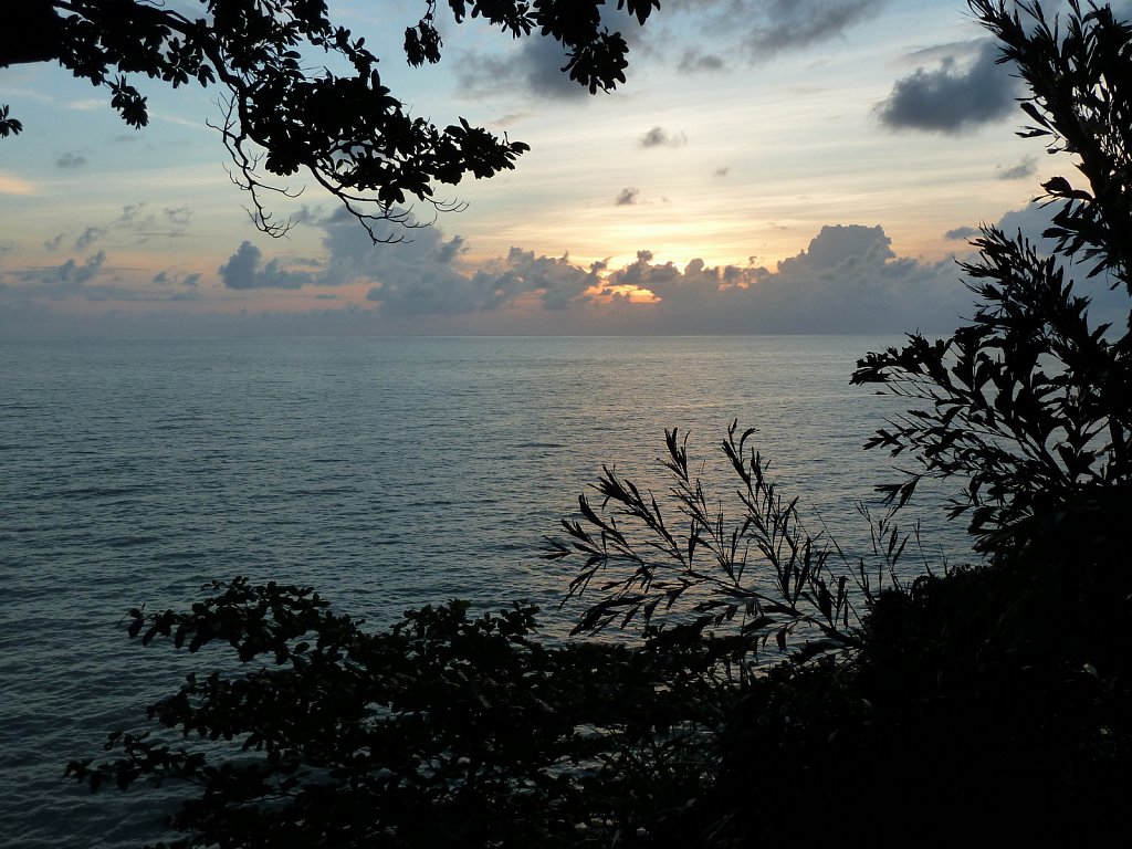 Sunset at the hotel at Ko Chang