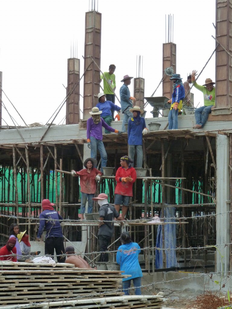 Builders at Ko Chang