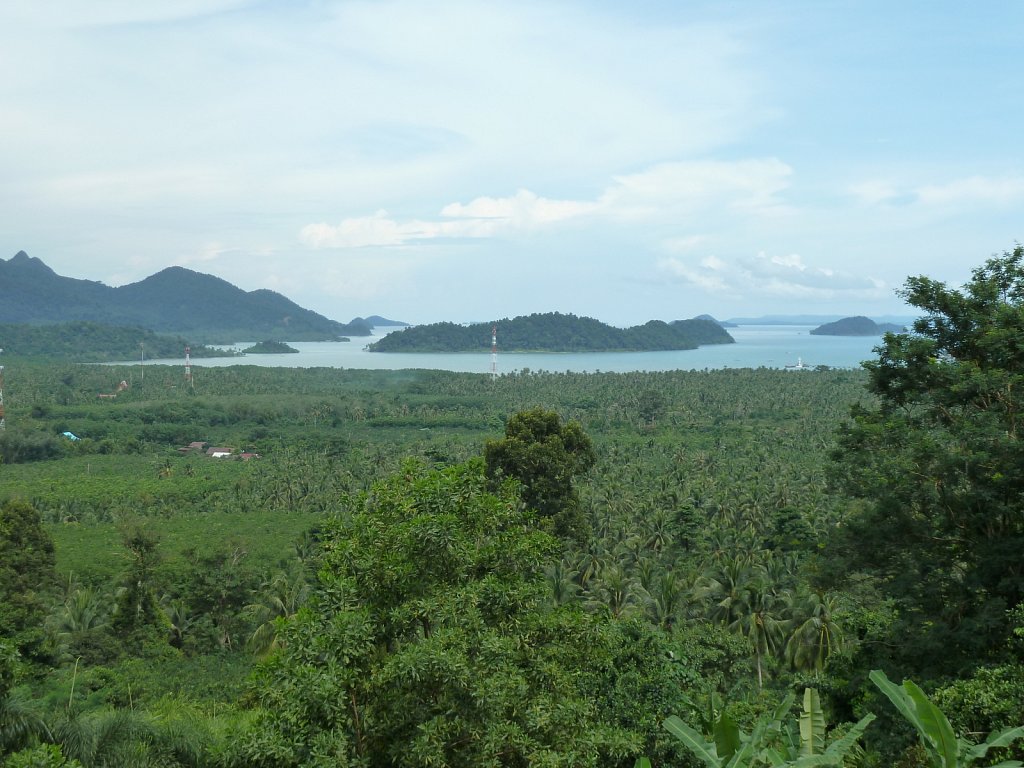 Salak Phet Bay viewed from the hills