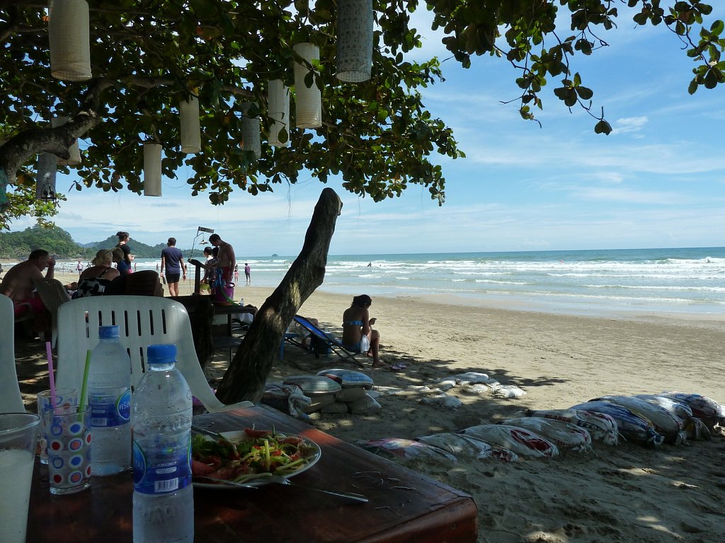 Restaurant at White Sand beach