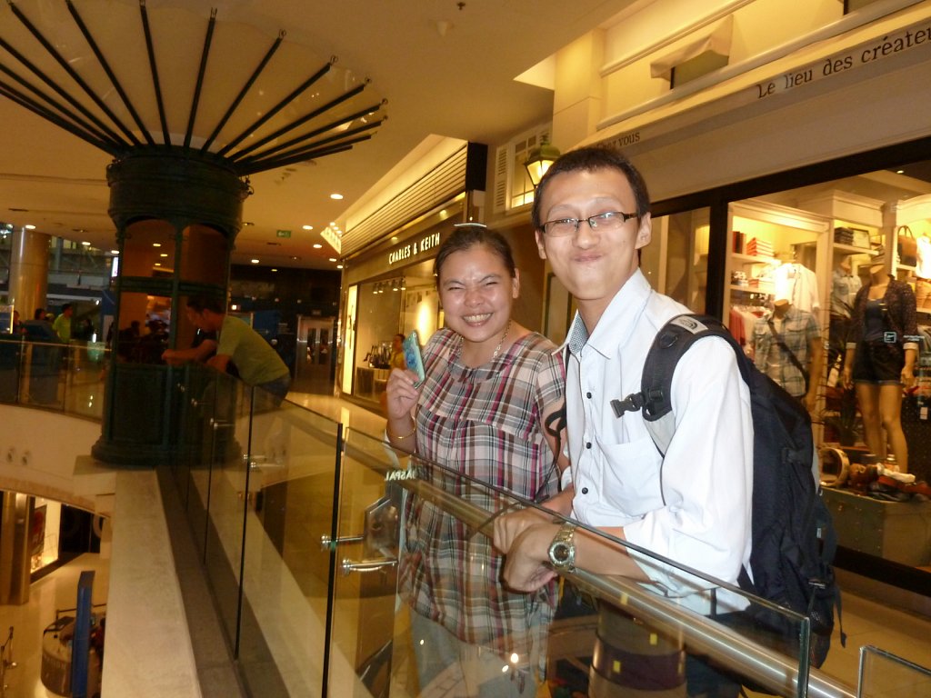 Meeting friends in Bangkok