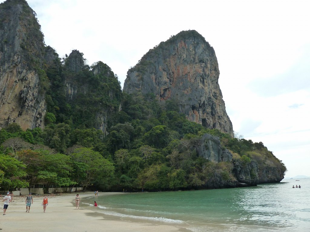 Karst rocks in the South of Railay Beach