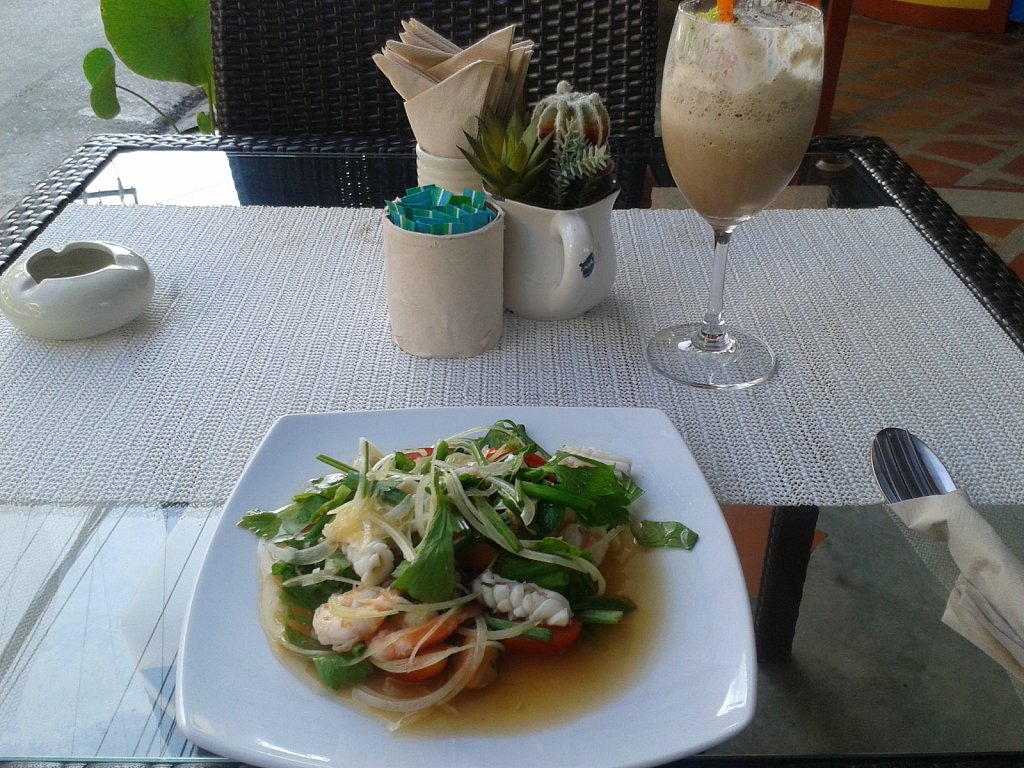 Delicious seafood salad