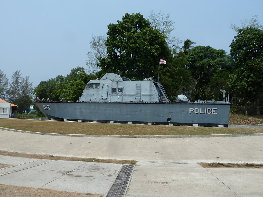 Patrol Boat 813 at the Tsunami Monument
