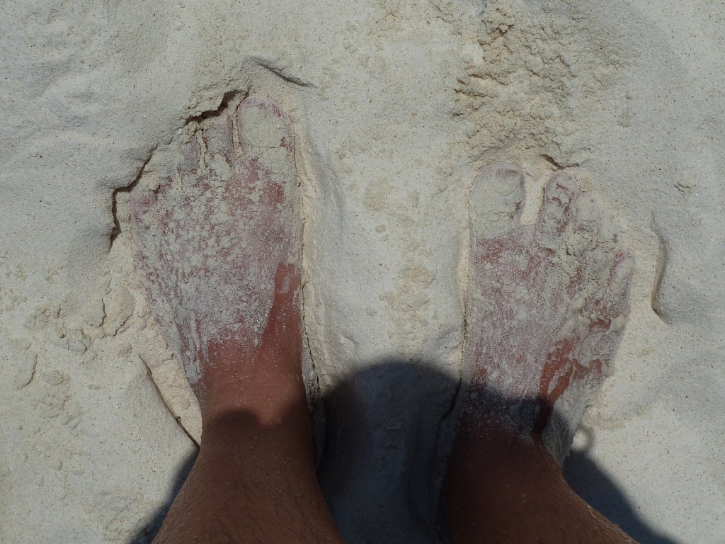 White powder sand at the beach (Ko Meang)