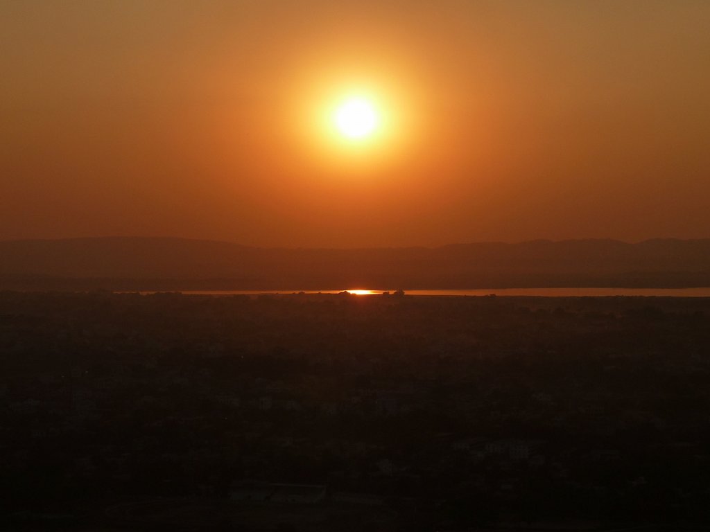Sunset at Mandalay Hill