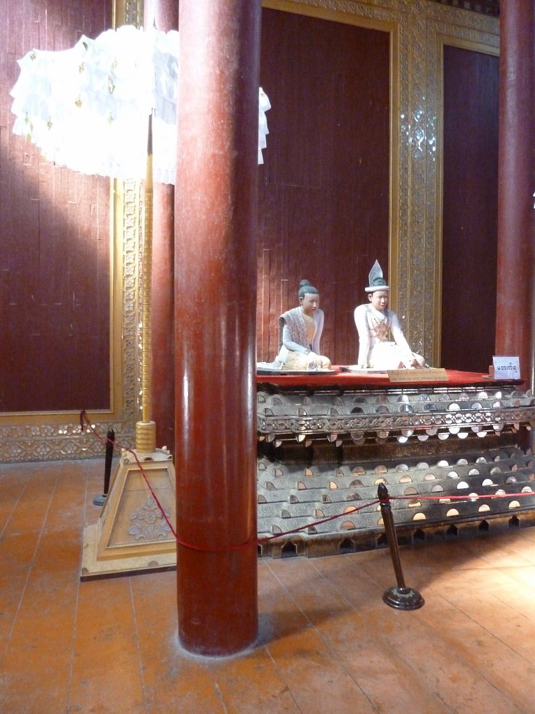 One of eight thrones in the Mandalay Palace
