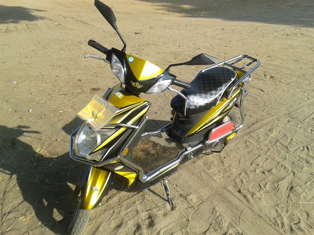 My e-bike for the exploration of Bagan