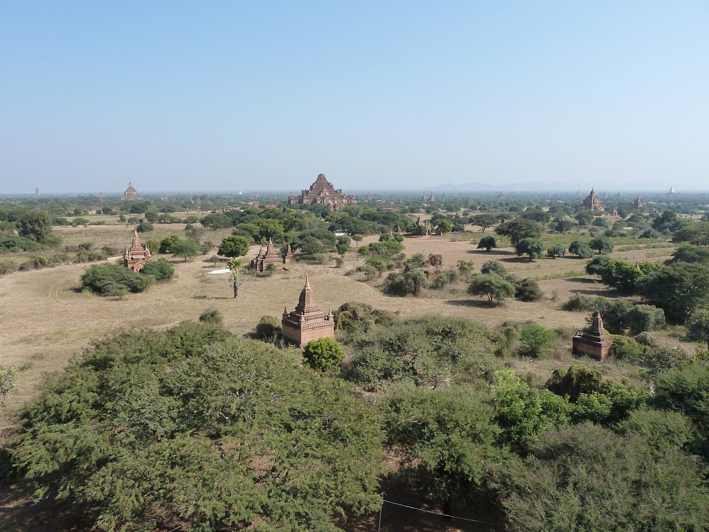View from Shwesandaw Pagoda