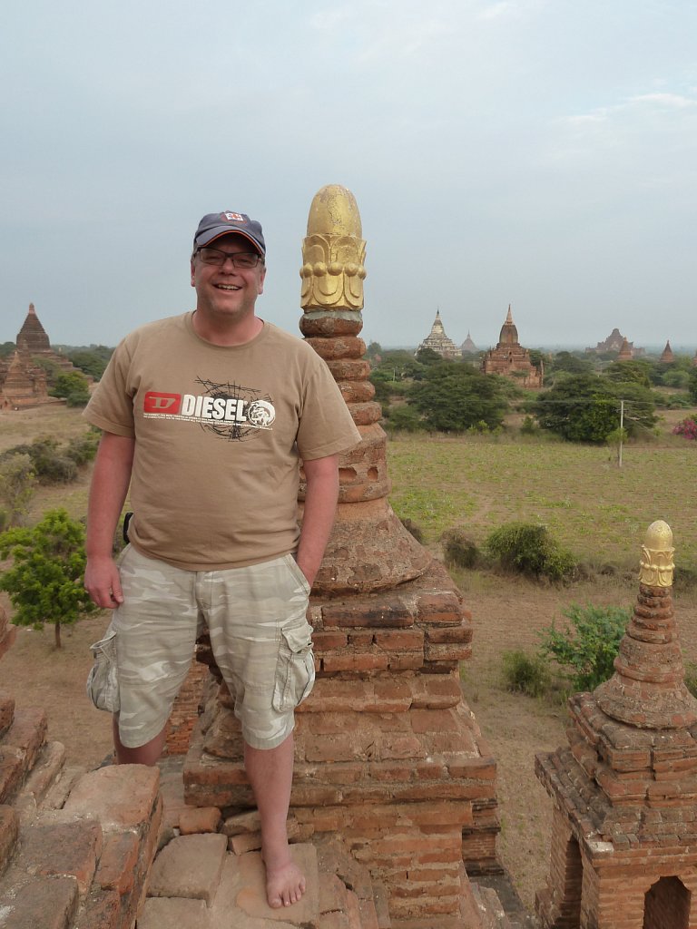 On the top of a temple