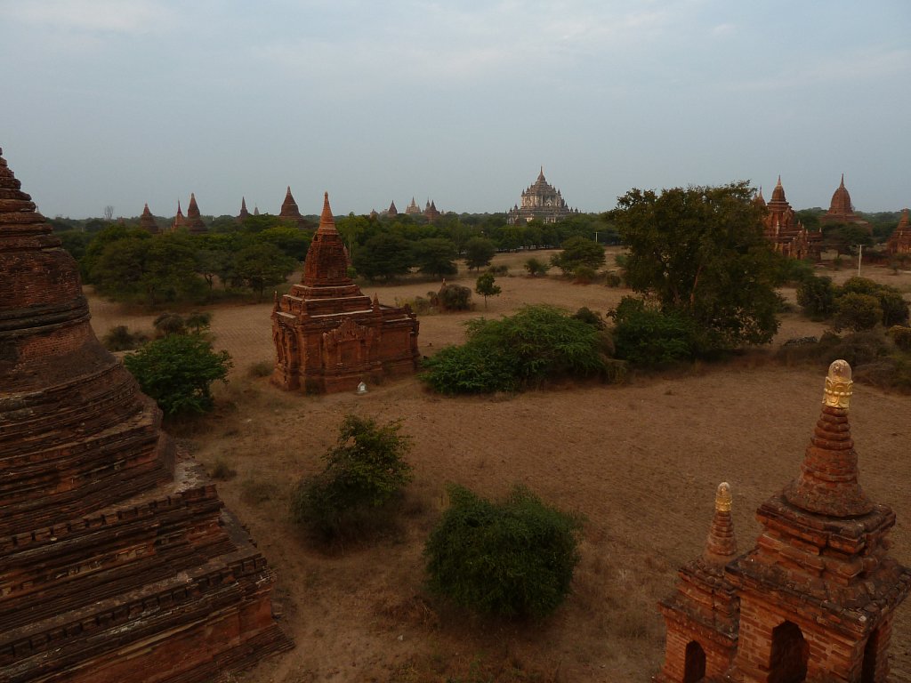 View from temple at sunset