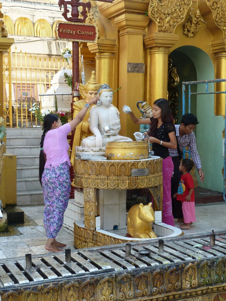 Friday Corner in Shwedagon Pagoda