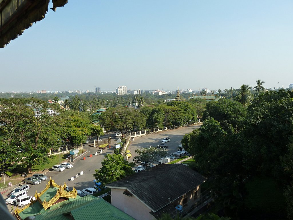 Outlook from Shwedagon Pagoda